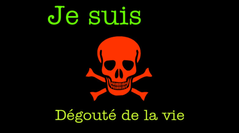 je suis dégouté