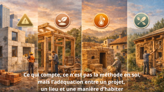 Ce qui compte, ce n’est pas la méthode en soi, mais l’adéquation entre un projet, un lieu et une manière d’habiter