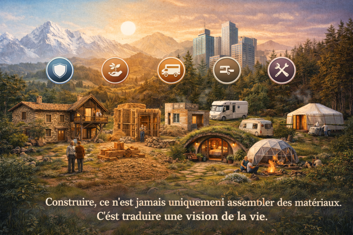 Construire c'est traduire une vision de vie. Construire ce n'est pas uniquement assembler des matériaux. Chacun doit pouvoir construire la maison dont il rêve et qui lui ressemble.