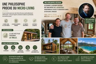Alexandre et Anthony Ducreux avec Eric Larchevêque autour des concepts de micro-living, habitats émotionnels et immobilier atypique