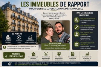 Investissement dans un immeuble de rapport avec exemple d’Émilie et Guillaume Malgouyres spécialisés dans les immeubles locatifs