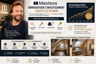 Thierry Vignal et Masteos spécialisés dans l’investissement locatif clé en main et les petites surfaces urbaines