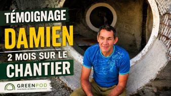 Damien témoigne après avoir participé pendant deux mois à un chantier de maison bulle en auto-construction en 2015.