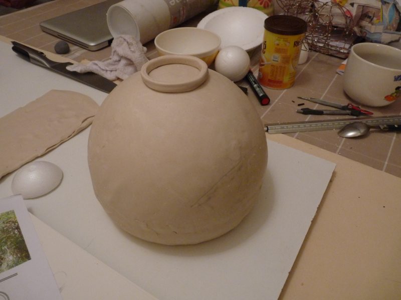 moulage d'une maison bulle