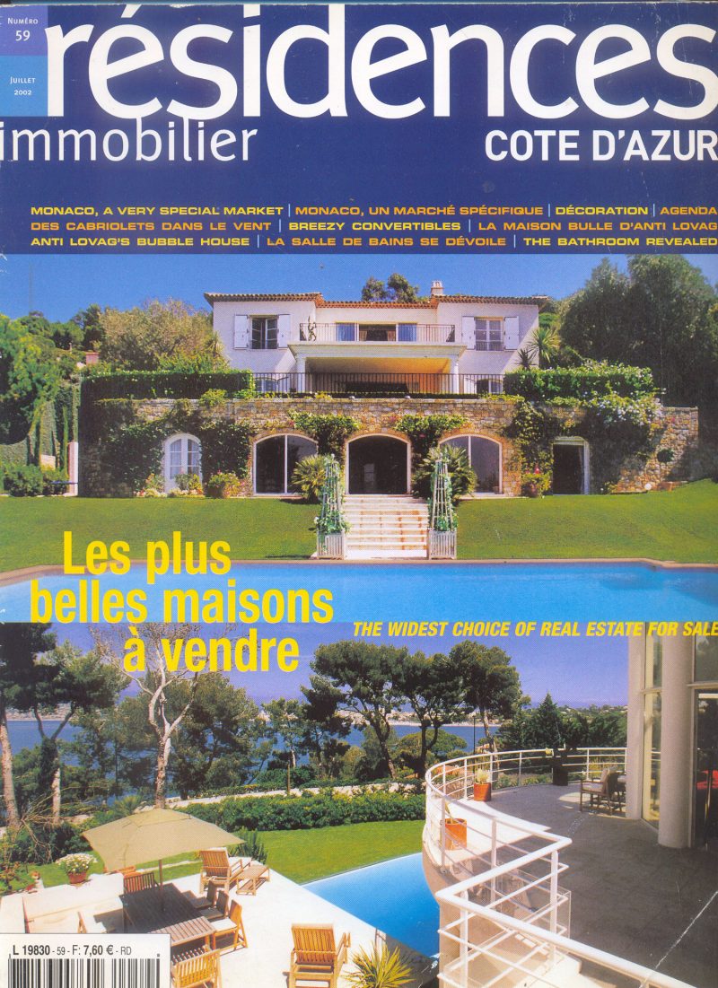 magazine résidences n° 59 d'avril 2002