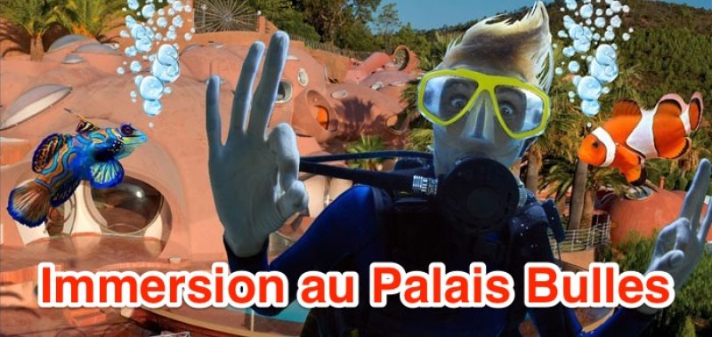 plongée au palais bulles