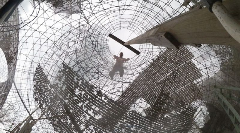 puits de lumière réalisé avec Pascal